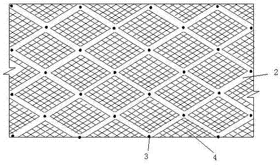 Expansive soil cut slope support structure and construction method thereof