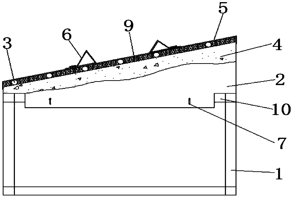 Wind power blade second bonding angle mold and preparation method thereof