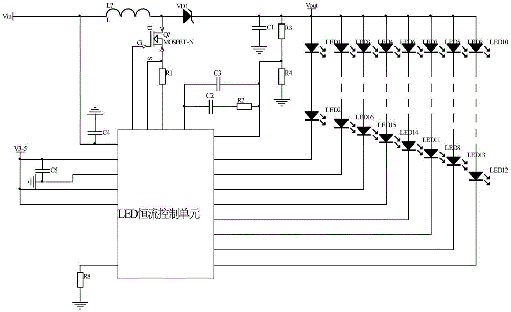 Railway LED energy-saving signal lamp