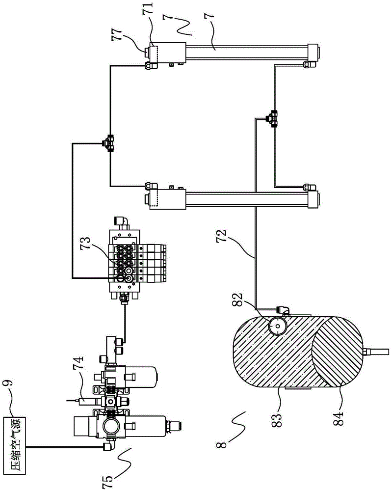 A counterweight system for a magnetic levitation machining center