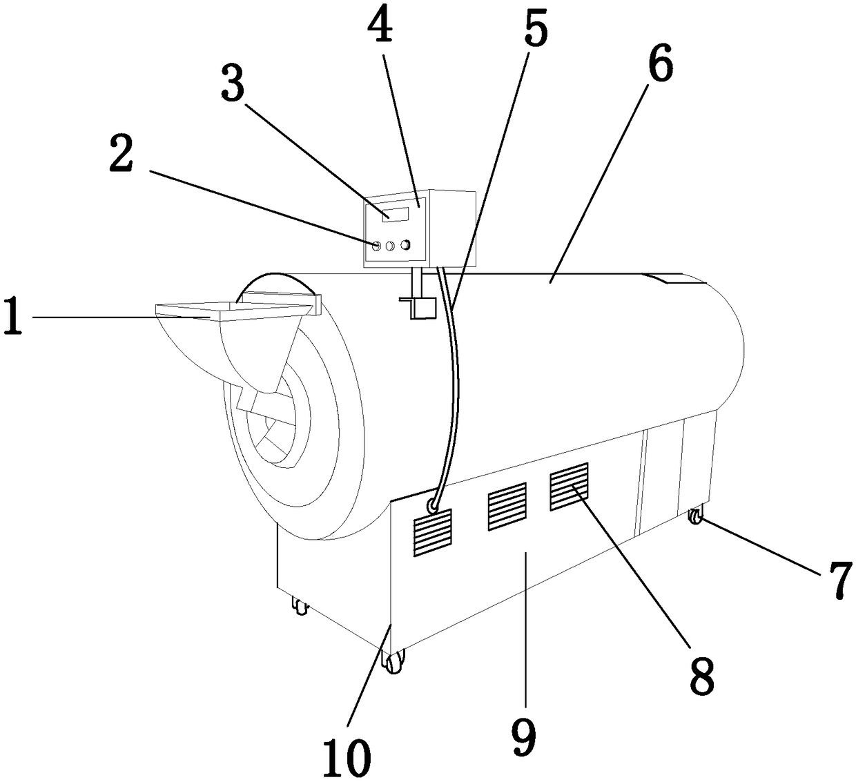 Lactating sow fermented feed drying device