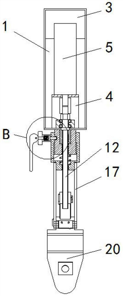 Electric grounding chuck device