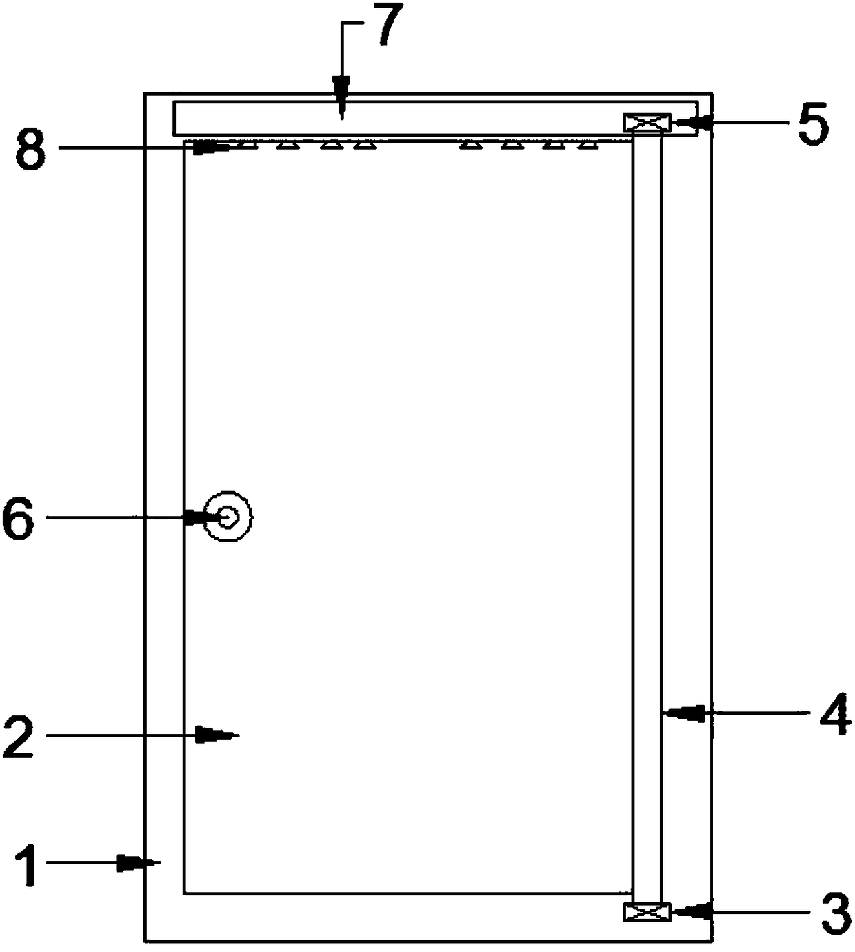 Anti-mosquito rotating door with automatic insecticide-spraying function