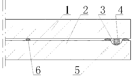 Flat vacuum glass welded by using glass welding material and provided with strip frame edge sealing and ditch groove edge sealing, and manufacturing method thereof