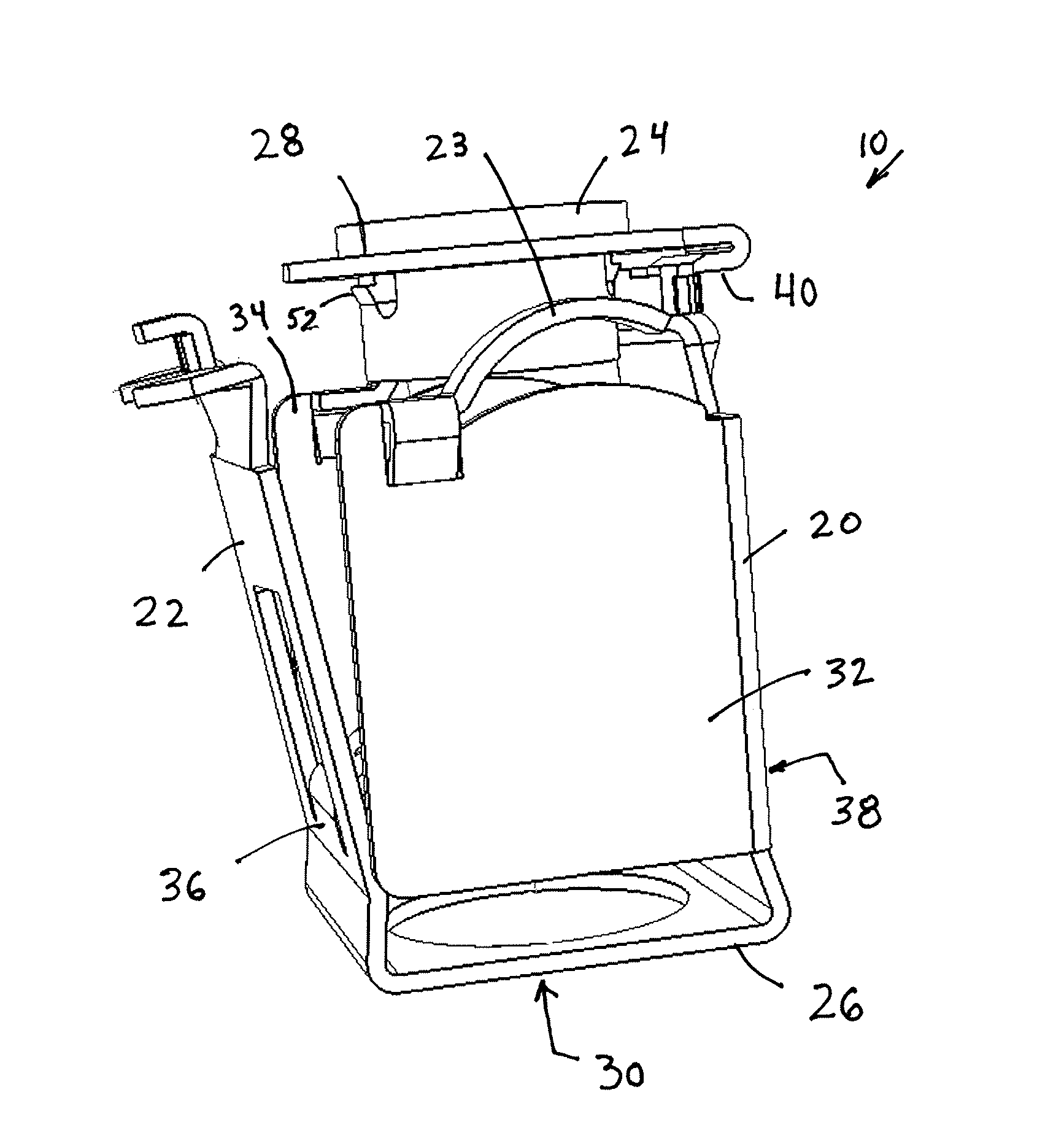 Electrical connector with spring clip