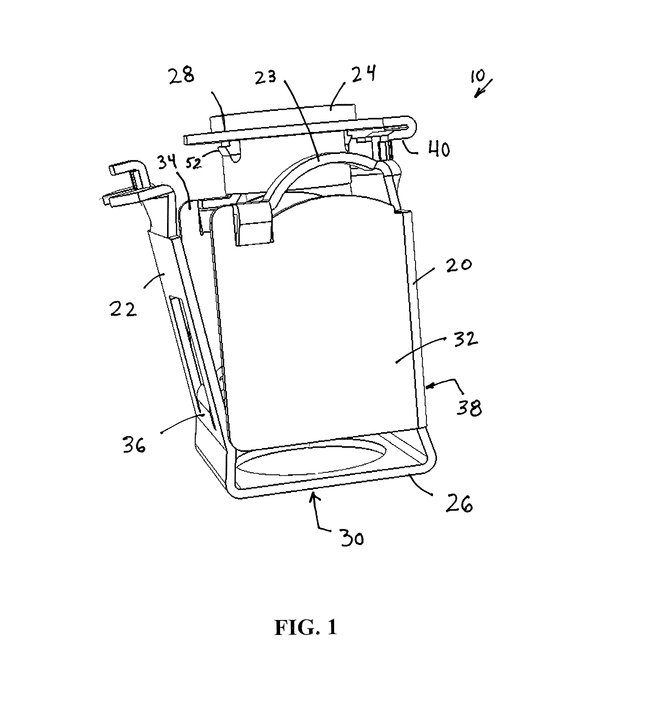 Electrical connector with spring clip