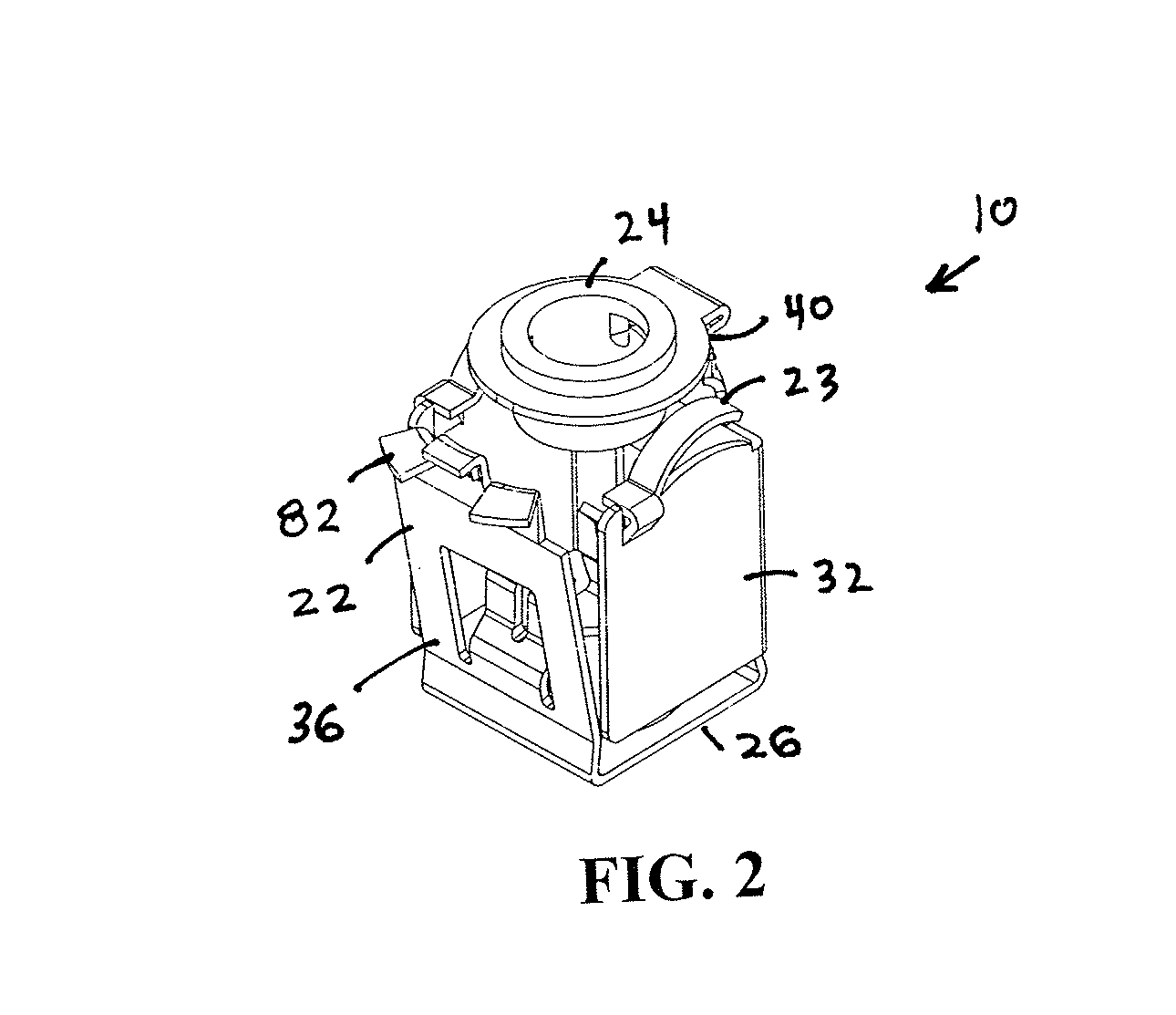 Electrical connector with spring clip