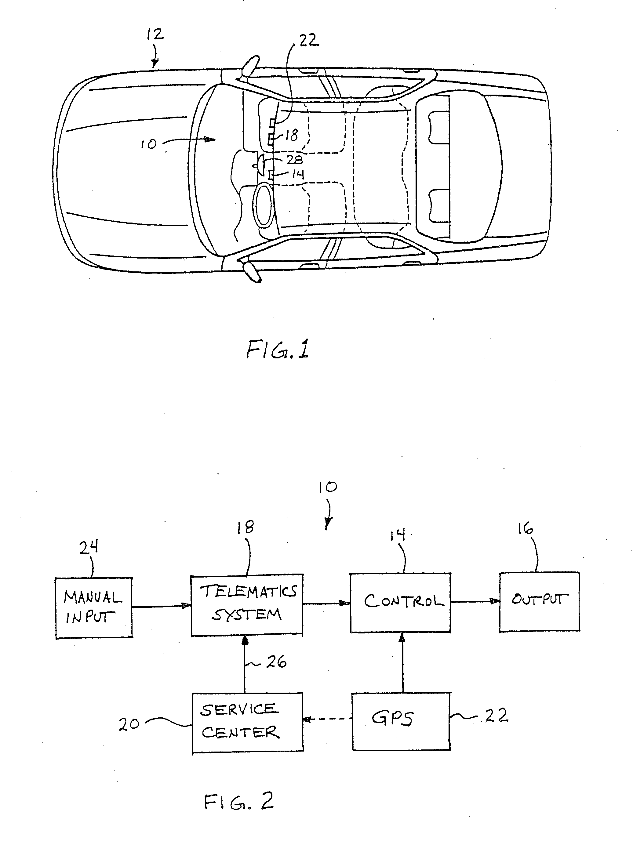 Navigational mirror system for a vehicle