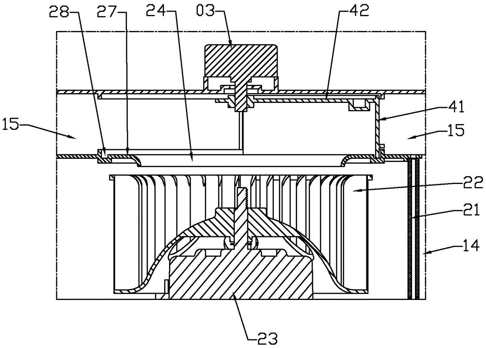 Ventilation device with fresh air function