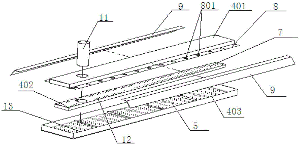 Gas-liquid separative falling film type evaporator