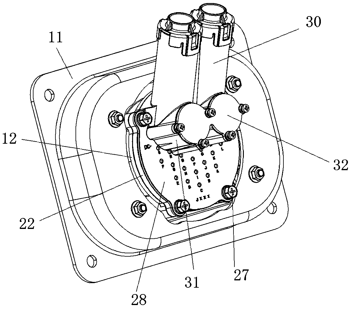 Connector and insertion core assembly thereof