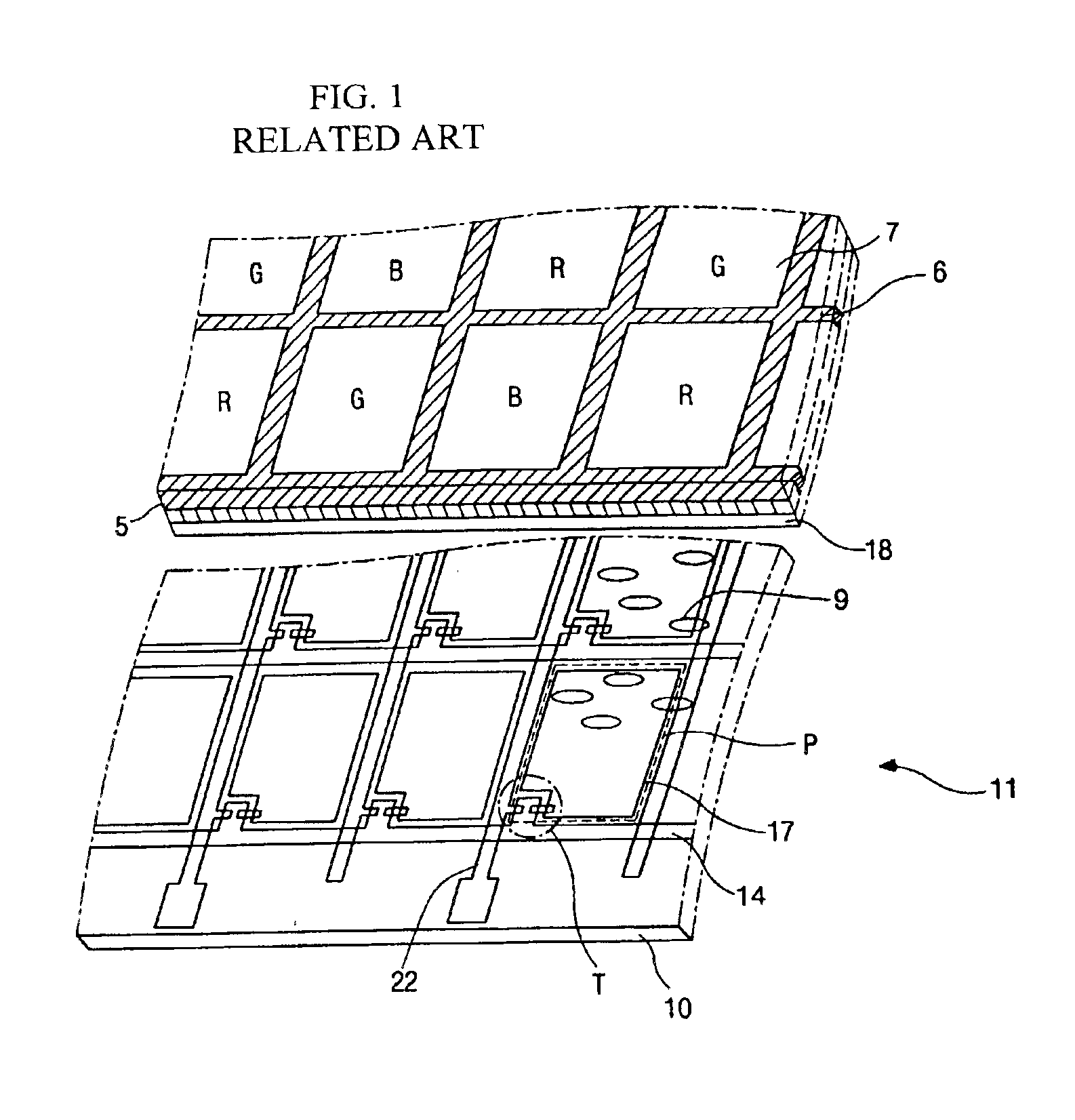 Etching solution for etching Cu and Cu/Ti metal layer of liquid crystal display device and method of fabricating the same