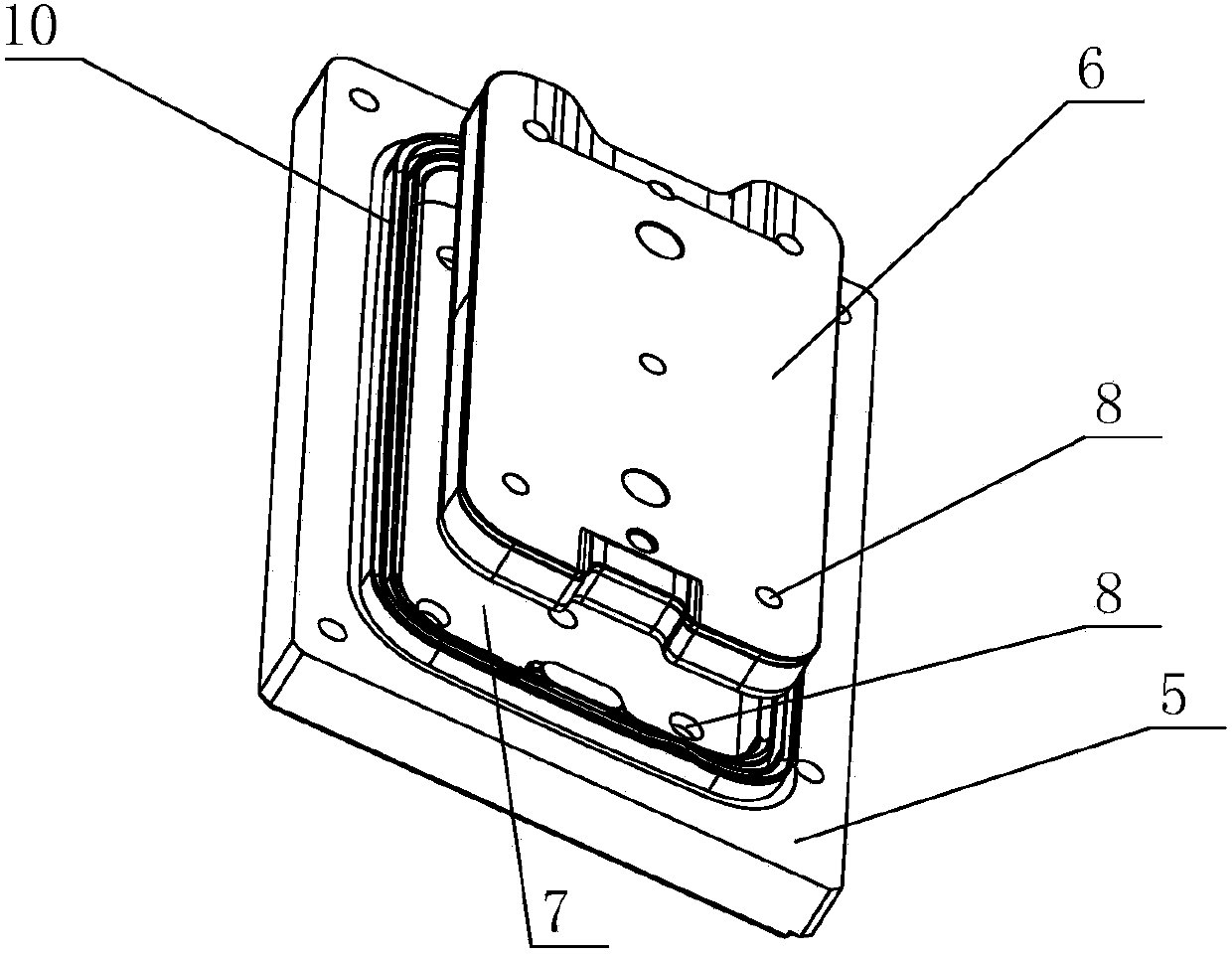 Liquid silicone rubber injection mould