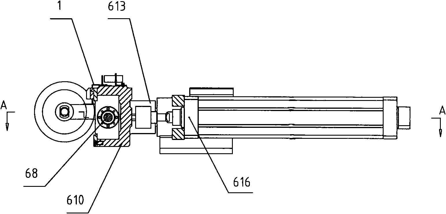Tyre building machine combined roller and method thereof