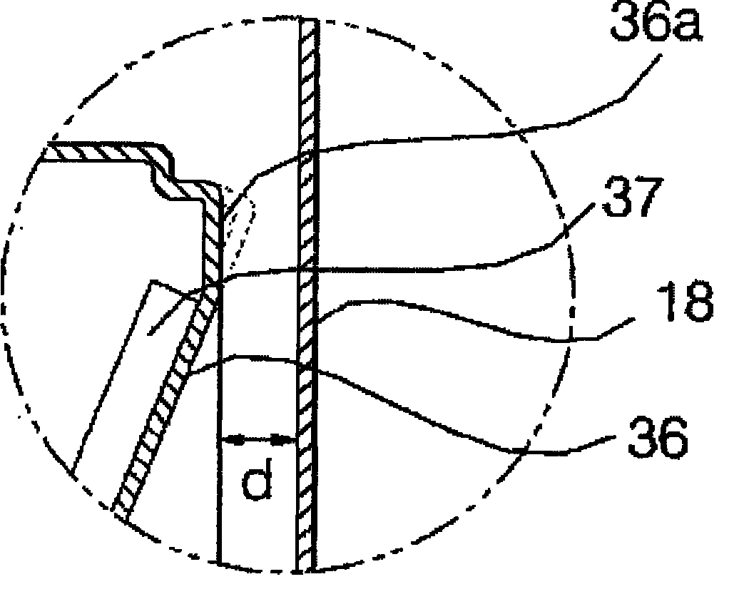 Washing treatment device