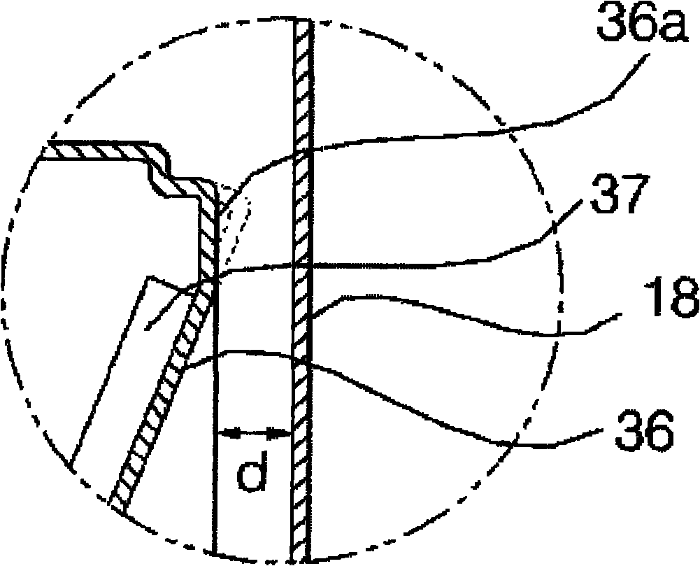 Washing treatment device