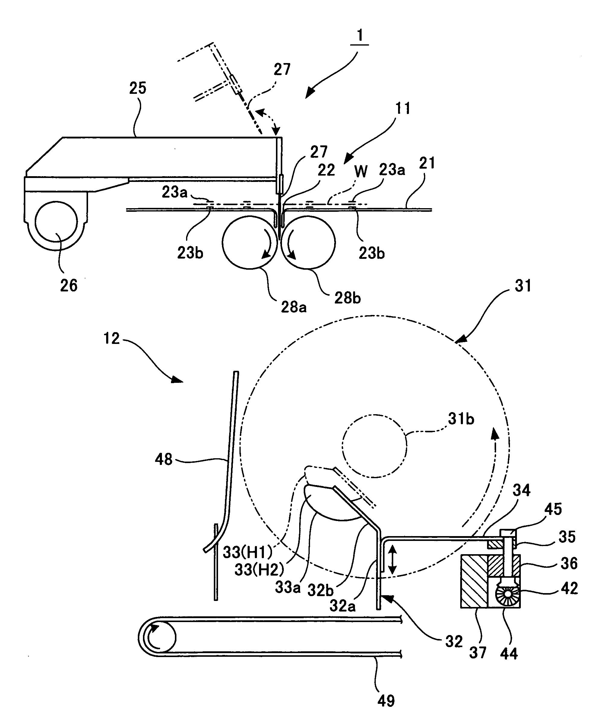 Sheet-speed reduction mechanism for fan wheel