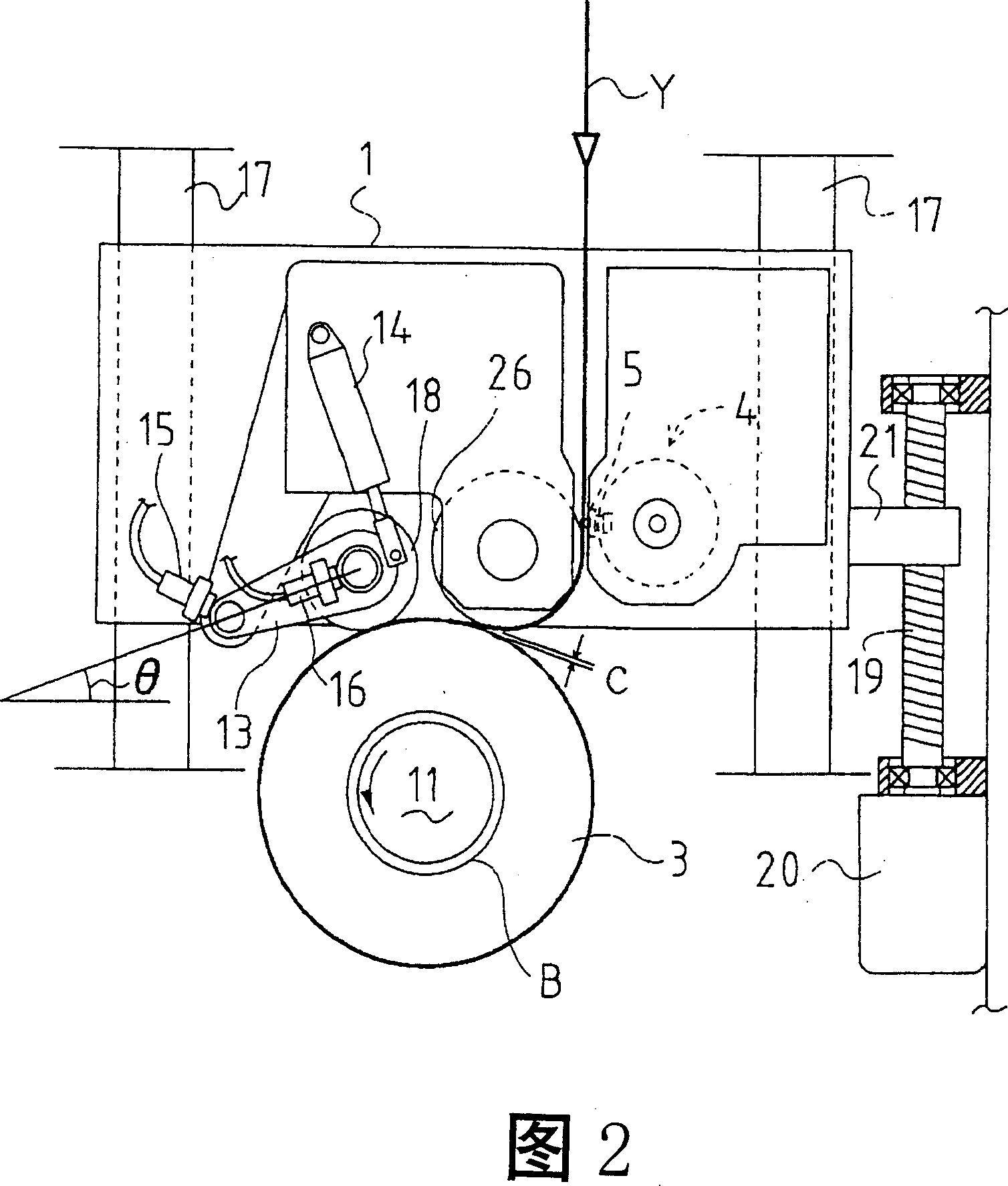 Yarn strap coiling machine and method thereof