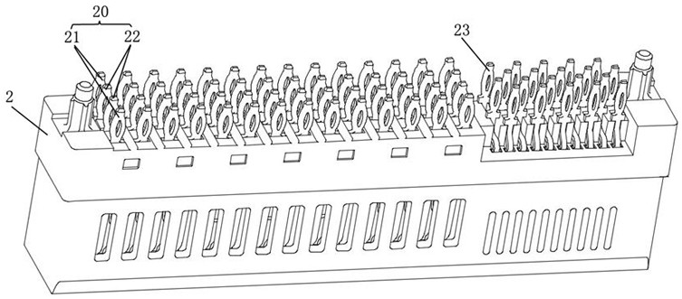 A conductive contact structure and electrical connector