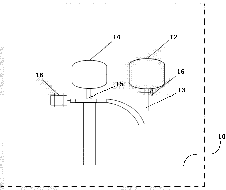 Device for promoting reaction by direct contact between blast furnace slag particles and biomass particles