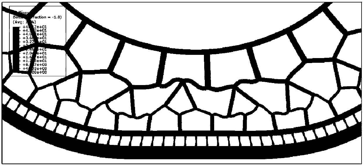 A gradient elastic non-pneumatic tire