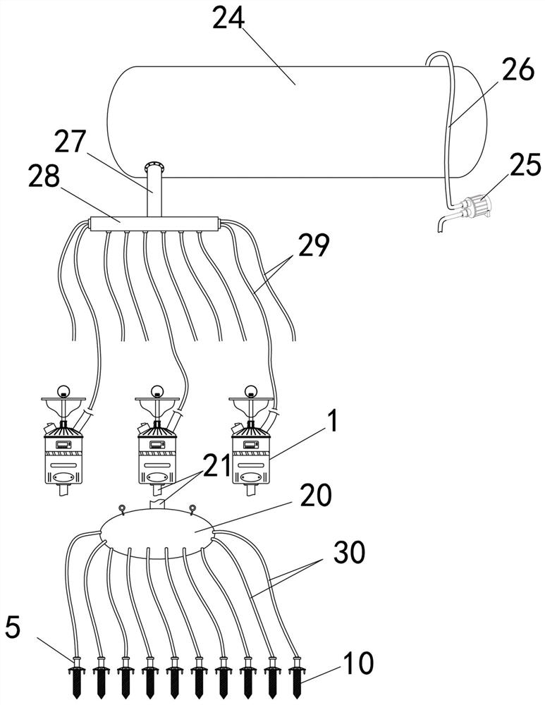 Ecological agriculture water-saving irrigation system