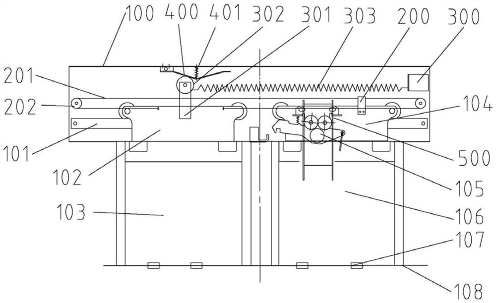 Auxiliary door closing device for elevator hall door