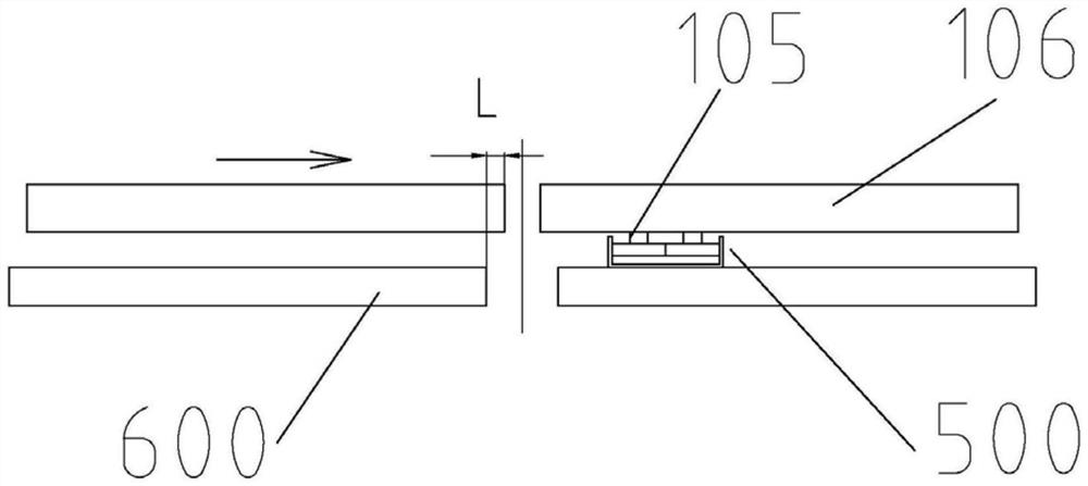 Auxiliary door closing device for elevator hall door