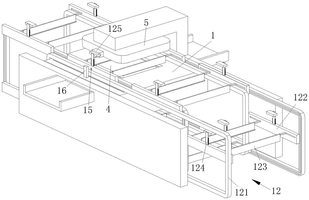 Automatic testing device for compressive property of liquid crystal screen