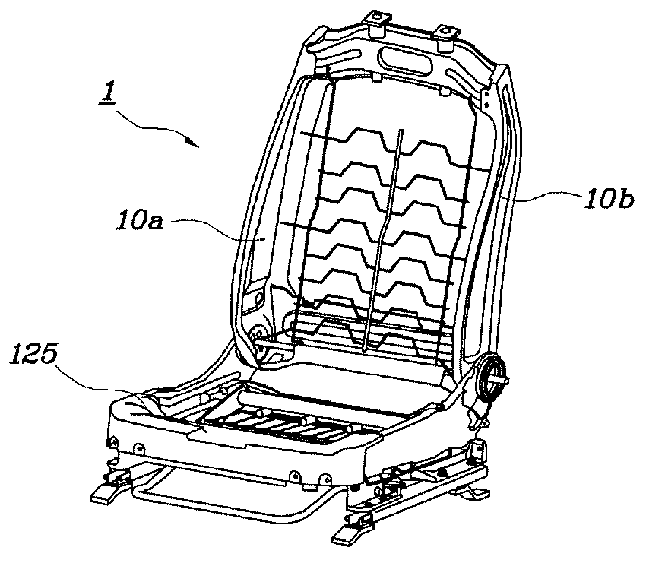 Seatback Frame Structure For Vehicles