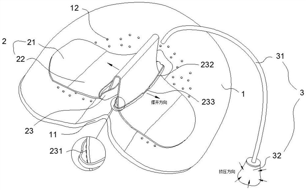 A kind of intravenous indwelling needle patch