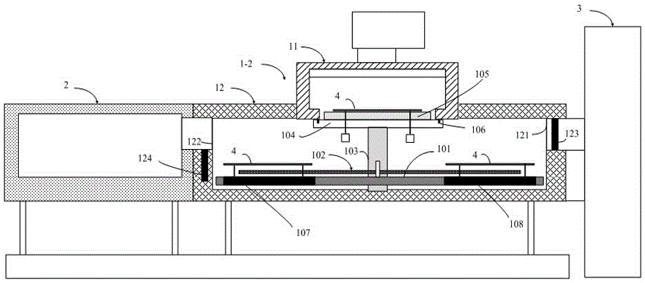 Vacuum lock system and processing method of substrates by using same