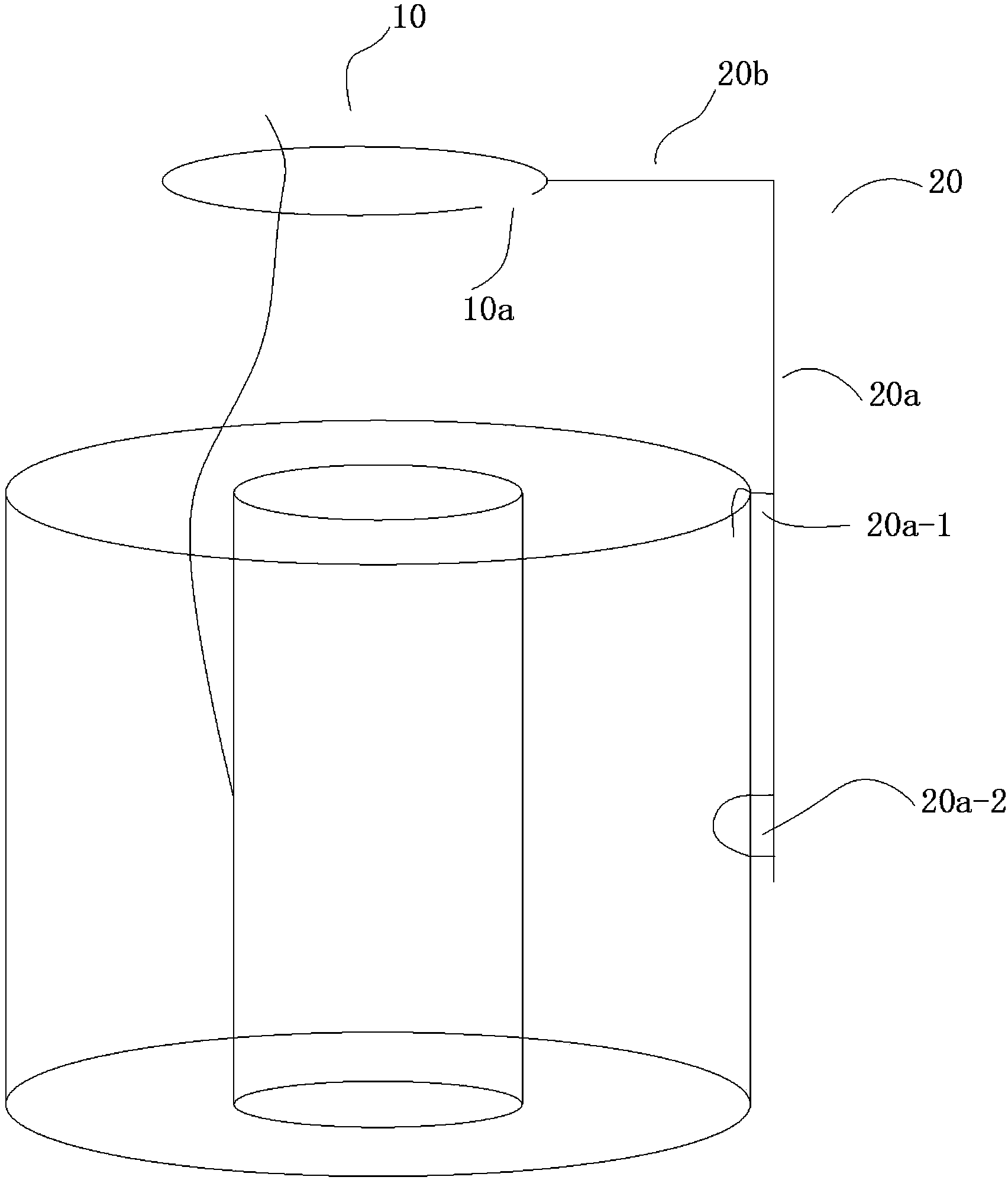 Bare conductor changing auxiliary device of enameling machine