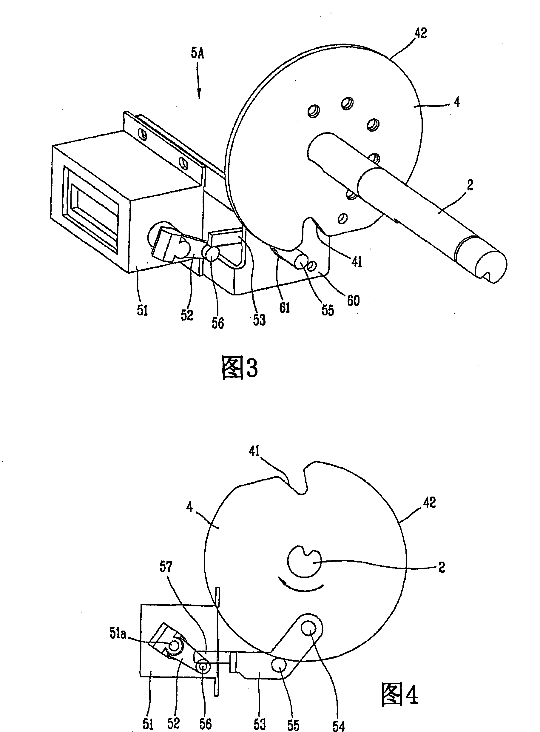 Operation counter driving apparatus for air circuit breaker