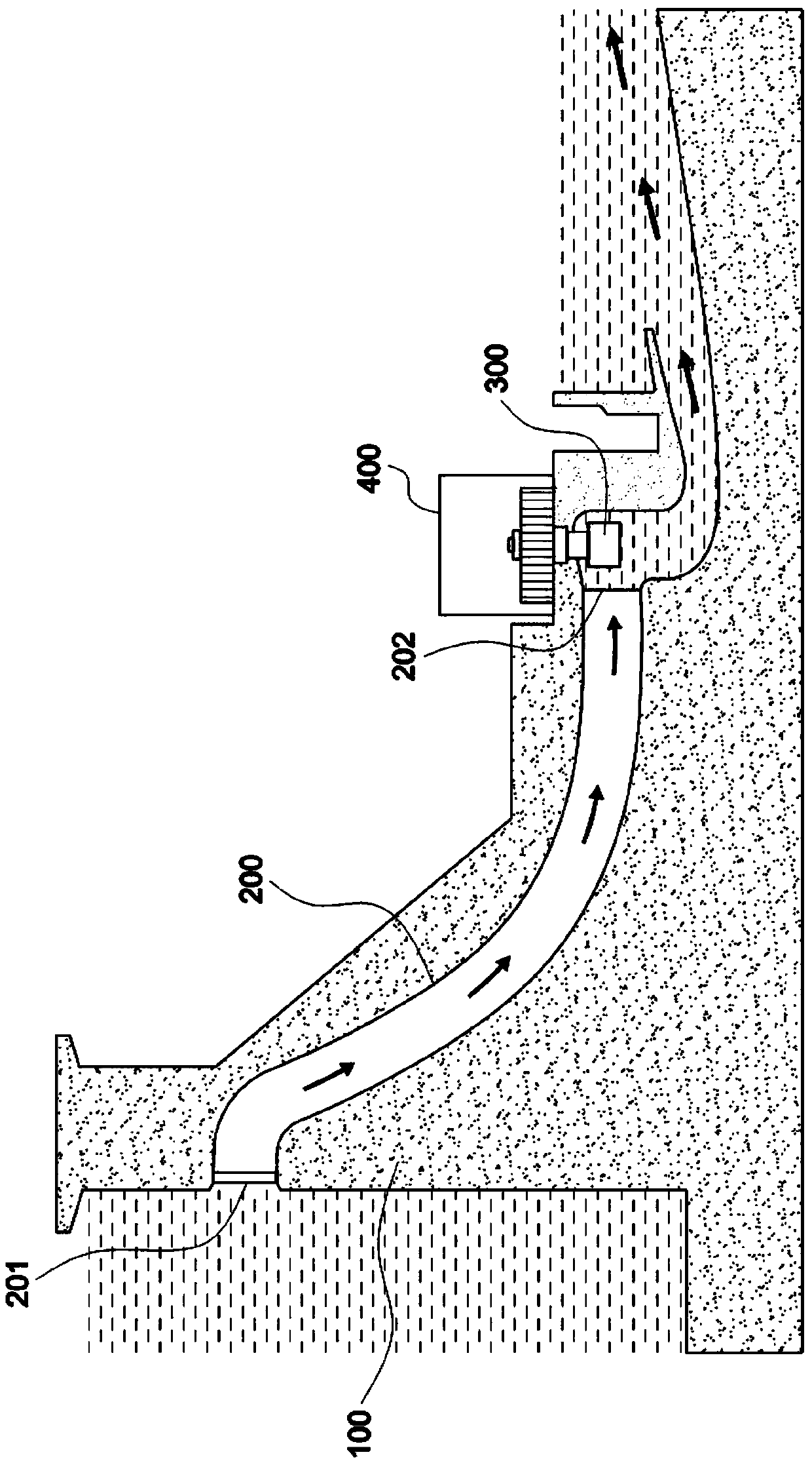 Method for improving power generation efficiency of water turbine and inhibiting cavitation erosion of spare parts of water turbine