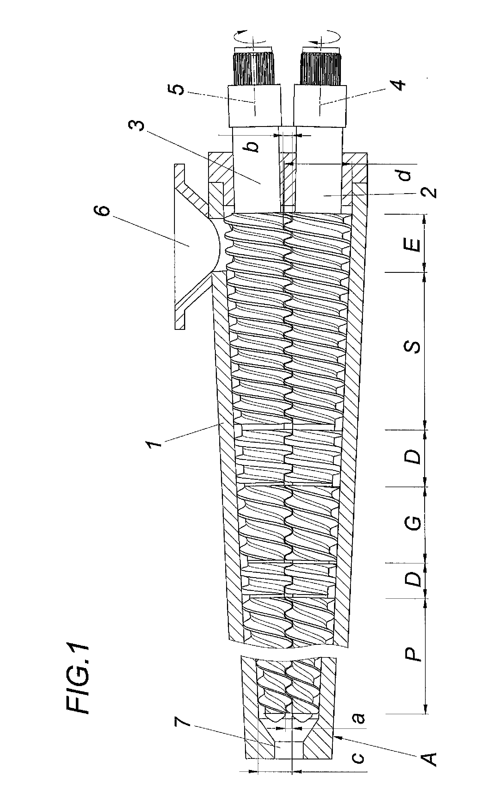 Device for processing material by mixing and/or plasticating