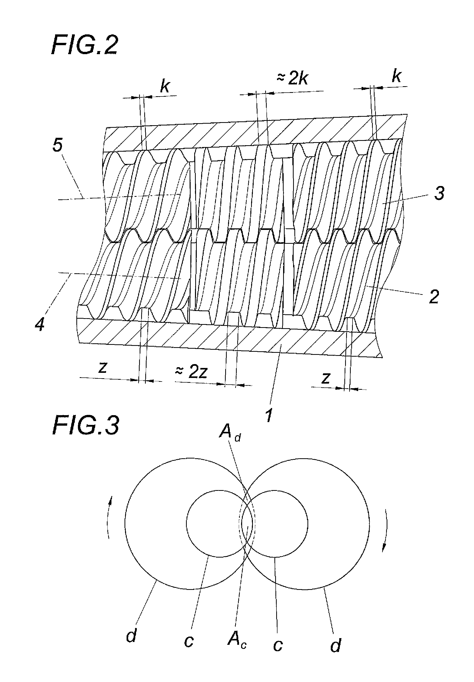Device for processing material by mixing and/or plasticating