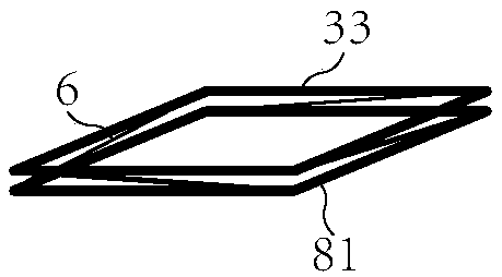 Torsional folding part and furniture or cooker with torsional folding part