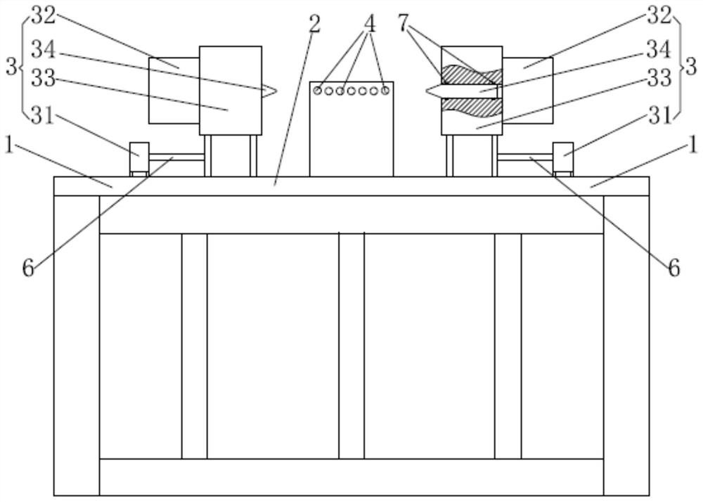 A long tapered optical fiber manufacturing device and using method thereof