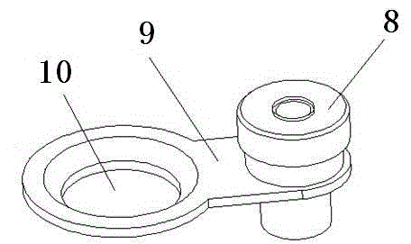 A lead-acid battery terminal welding structure