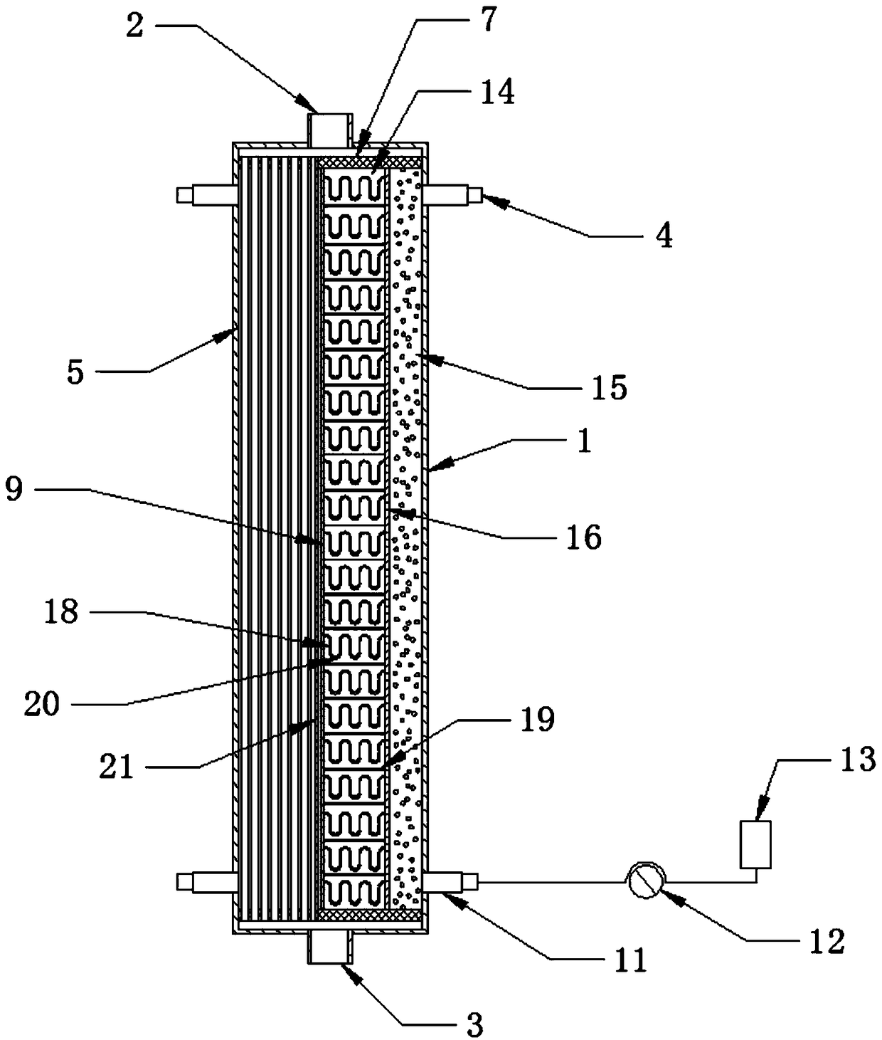 Low-density lipoproteinadsorber capable of simultaneously performing plasma separation and plasma adsorption