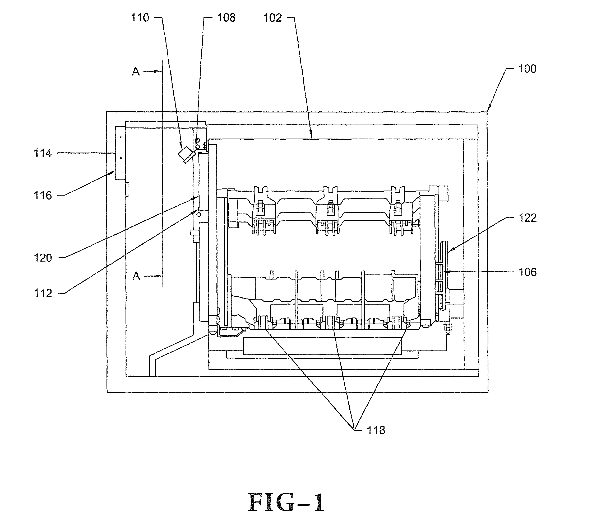 Switchgear assembly including a transparent viewing port for visual observation of contacts