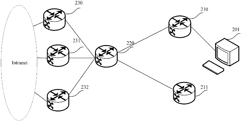 Network server access method and access system