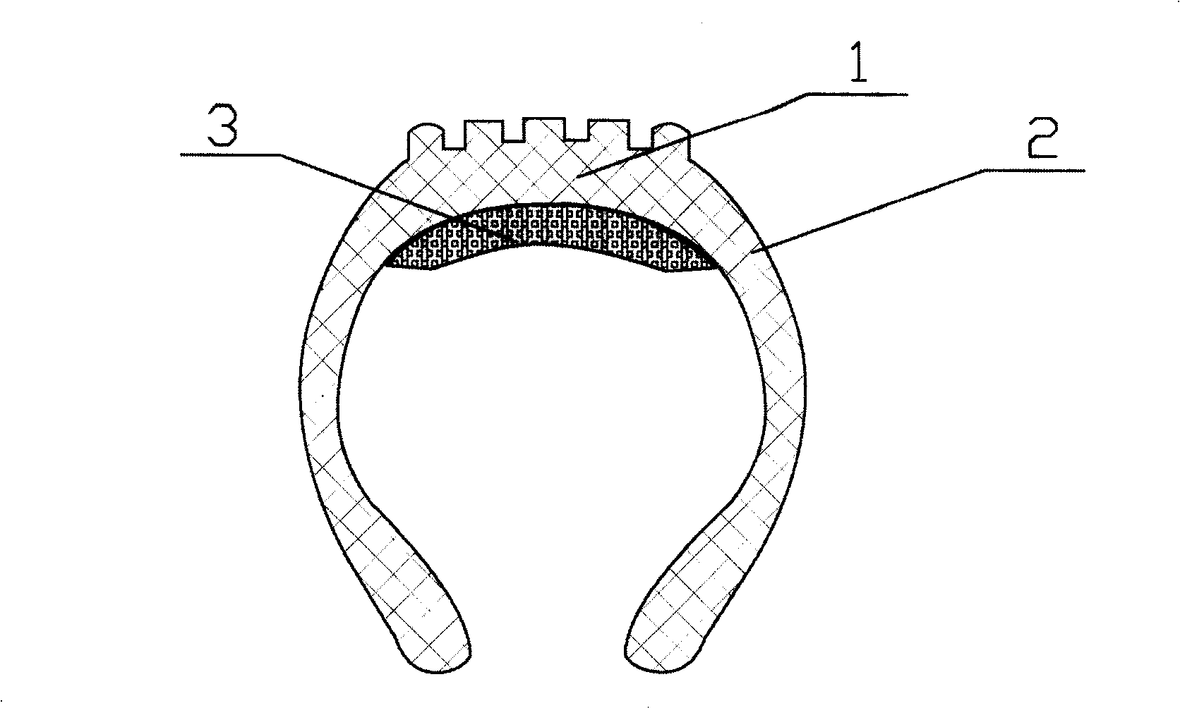Leakage-proof tyre and preparation method thereof