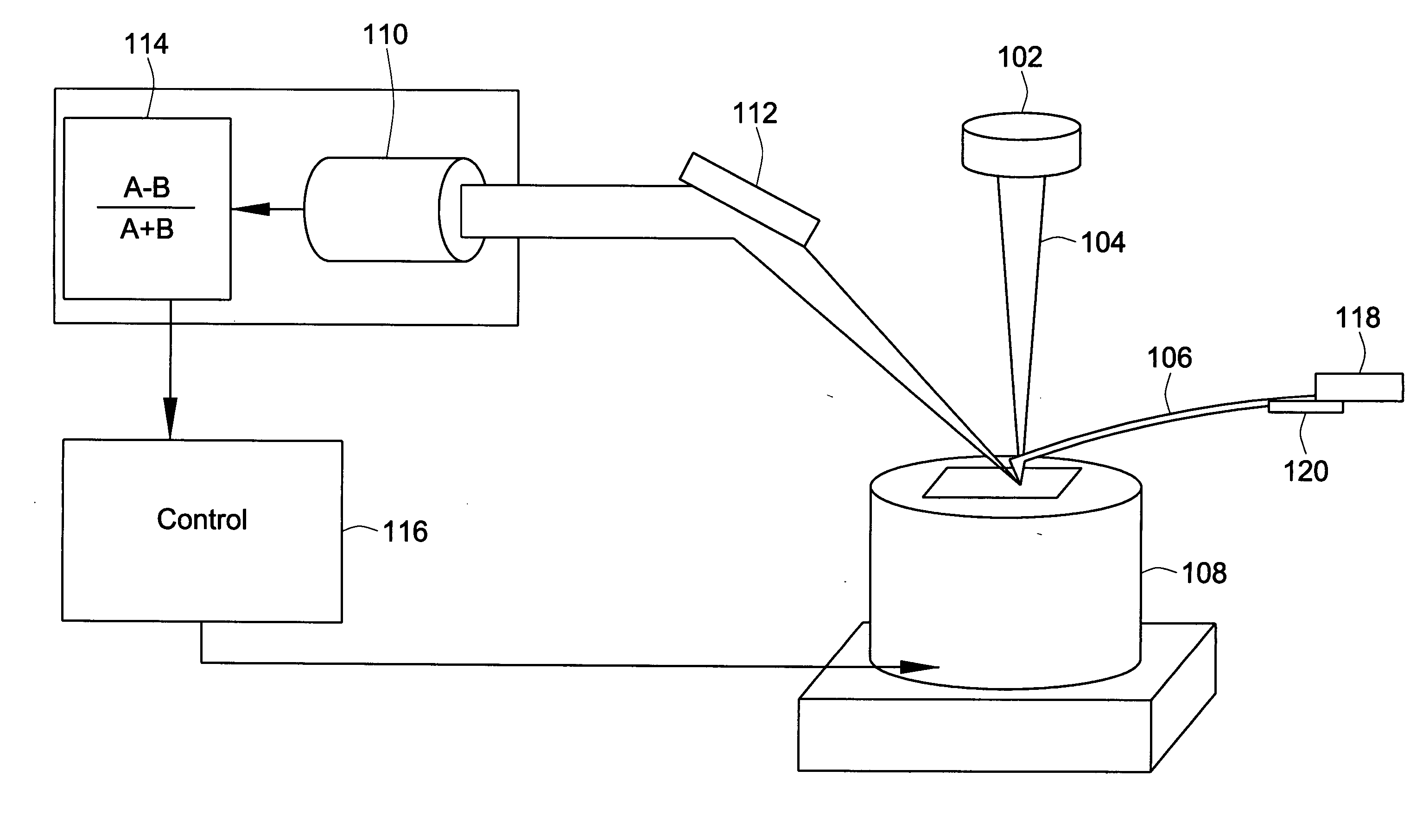 Method to transiently detect samples in atomic force microscopes