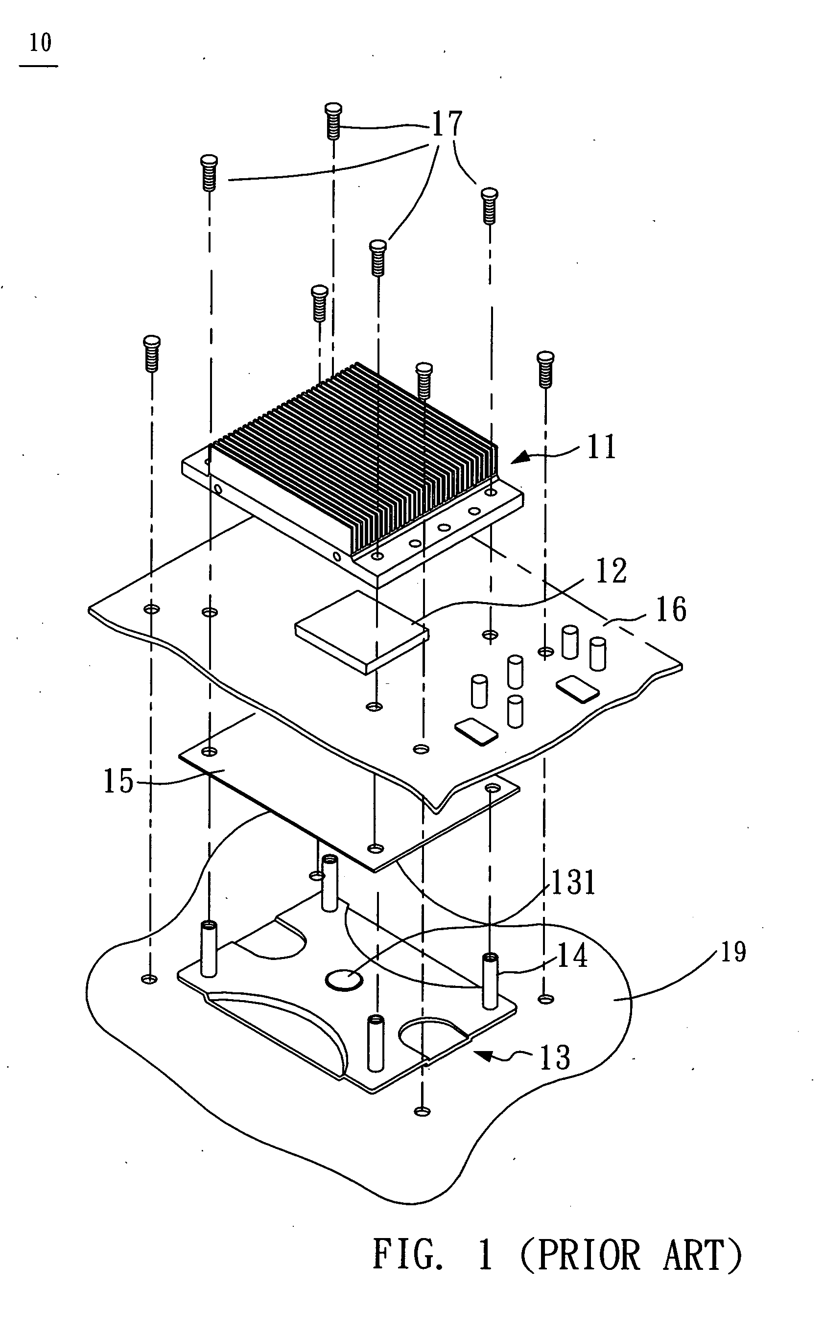 Auxiliary supporting structure of circuit board and assembling method for the same