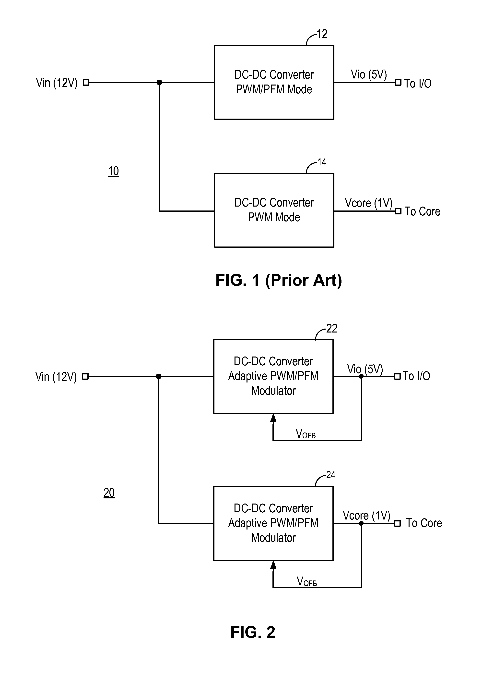 Switching regulator with adaptive pwm/pfm modulator