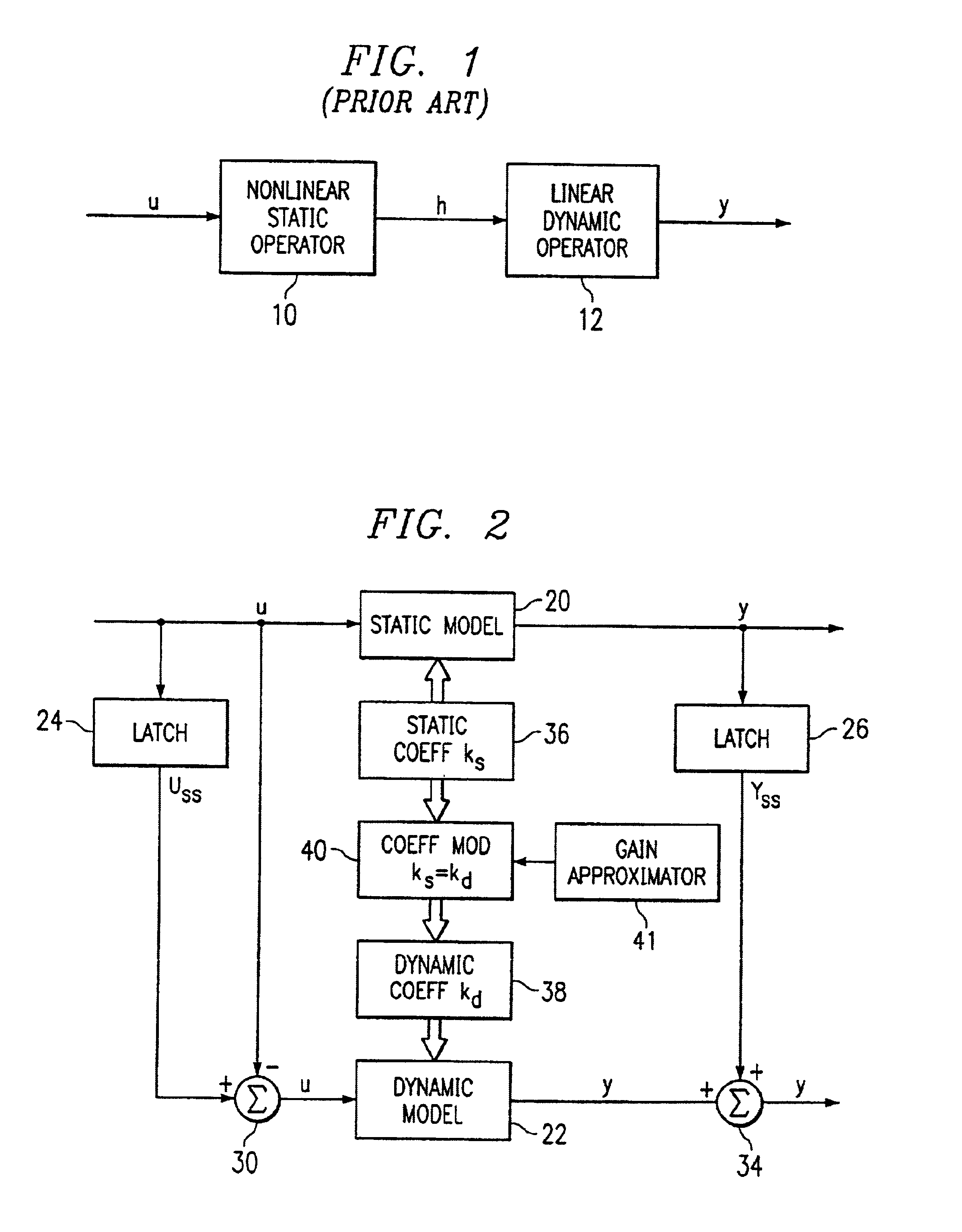 Method and apparatus for training a system model with gain constraints