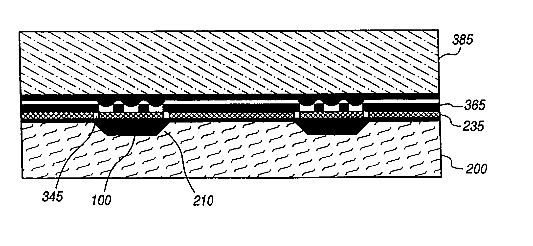 Method of making a flexible substrate containing self-assembling microstructures