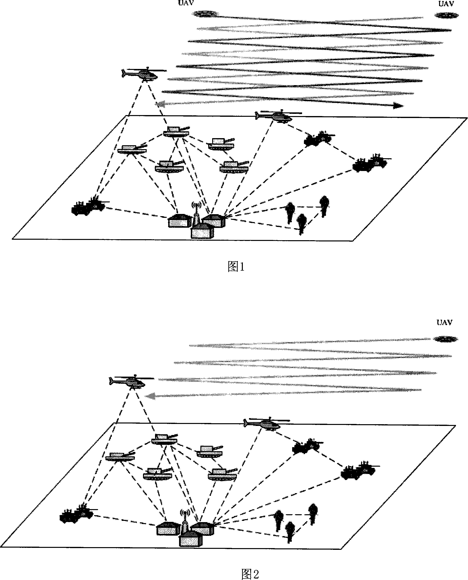 Method for measuring communications volume area distribution in wireless mobile self-organizing network